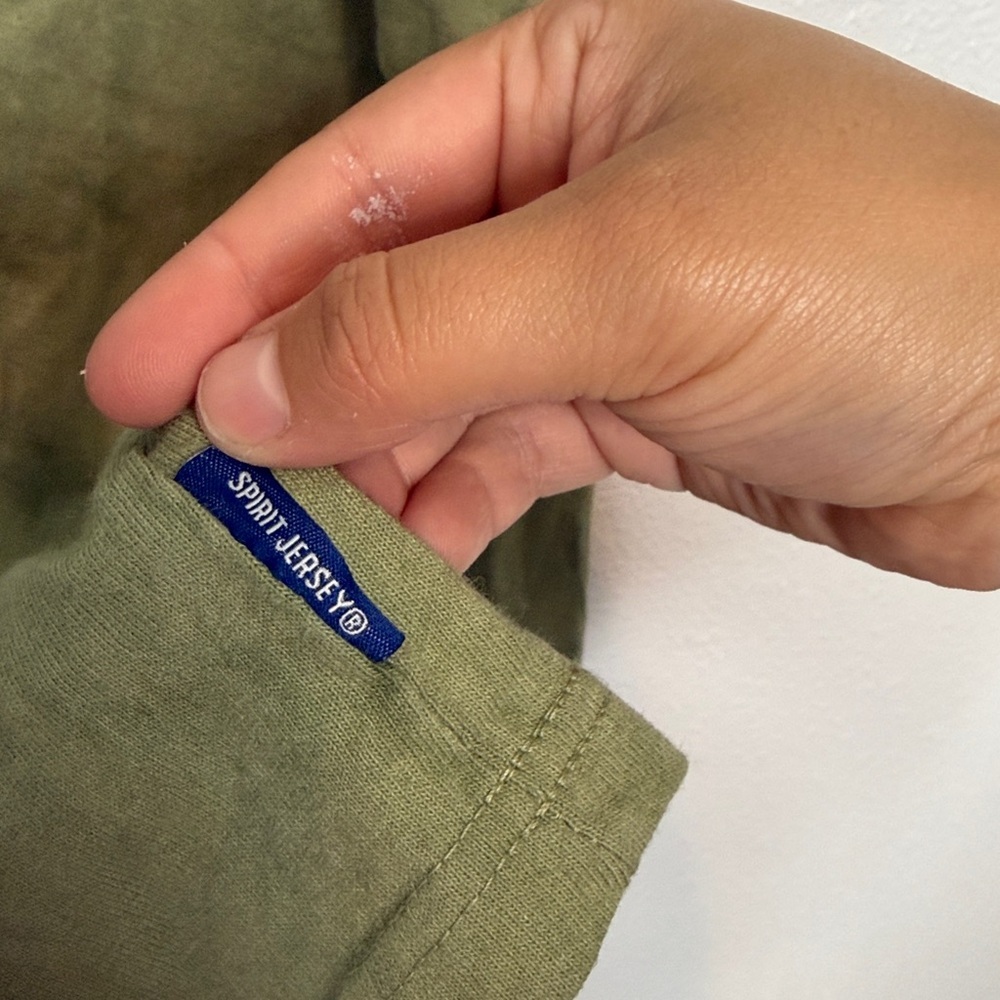 Disney Spirit Jersey Size Large Green Tie Dye Cotton - Picture 5 of 6